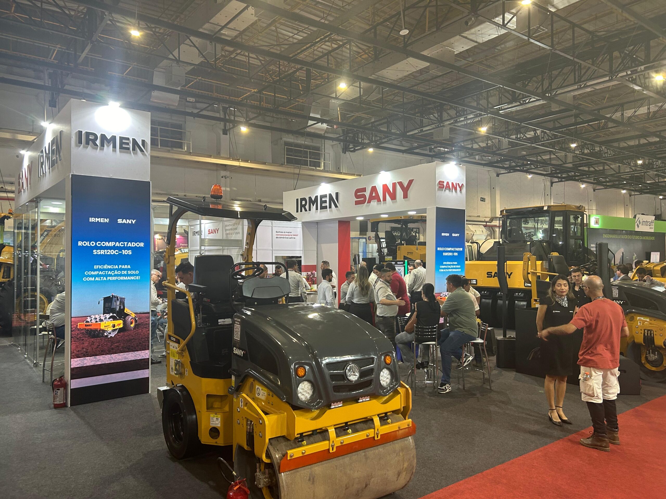 Irmen e Sotreq validam momento positivo do setor na Paving Expo 2024